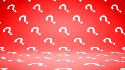 Empty Blank Question Mark Pattern Studio Background Stock Illustration