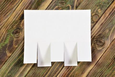 An empty blank for the text label of an informational message with clean tear Stock Photos