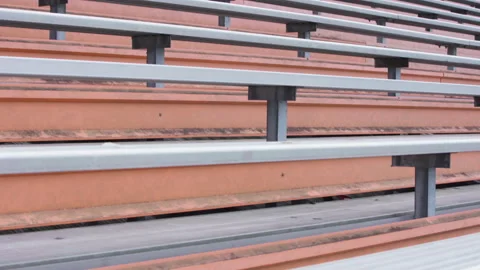 Empty Bleachers 4K Stock Footage 141526325