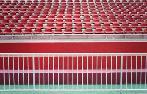 Empty bleachers Stock Photos