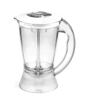 Empty blender on white background Stock Photos