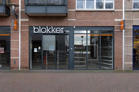 Empty Blokker store Stock Photos
