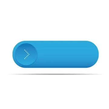 Empty blue button for web vector Stock Illustration