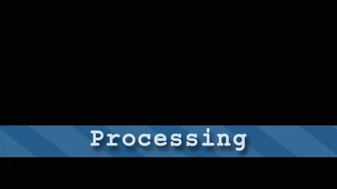 Empty blue-colored processing bar animat... | Stock Video | Pond5