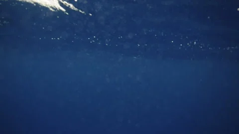 Empty blue ocean surface from below water Stock Footage 232366208