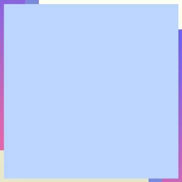 Empty Blue Square Box On White Background Template Stock Illustration