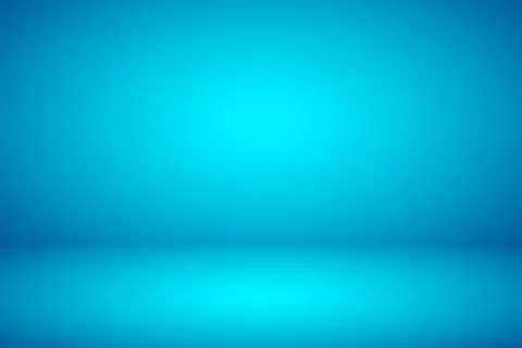Empty blue studio abstract background with spotlight effect. Product showcase Stock Illustration