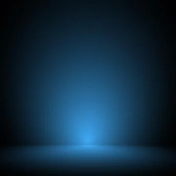 Empty blue studio room, used as background for display your products - 스톡 일러스트