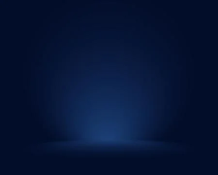 Empty blue studio room, used as background for display your products - Vector Illustrazione stock