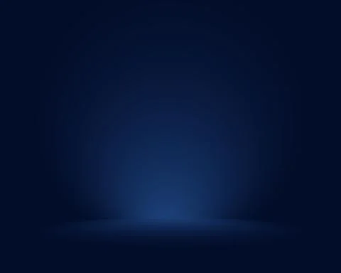 Empty blue studio room, used as background for display your products - Vector Illustrazione stock