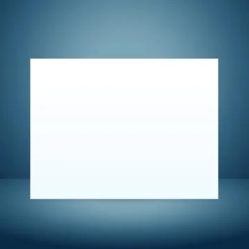 Empty board Illustrazione stock