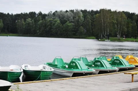 Empty boat Stock Photos