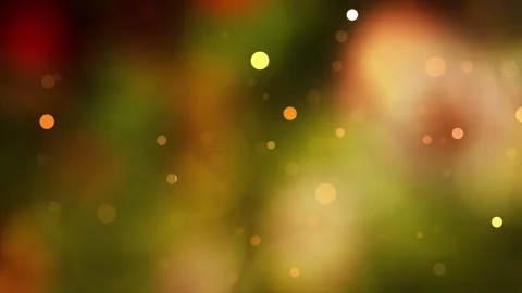 Empty bokeh light background for december holiday celebrations Stock Footage 281237042