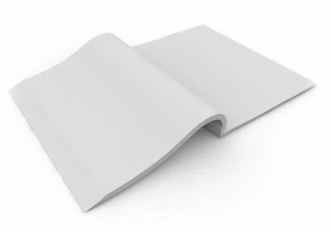 Empty book Stock Illustration