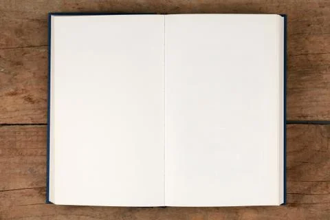 Empty book Stock Photos