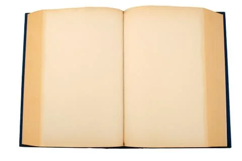 Empty book Stock Photos