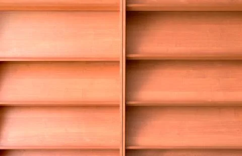 Empty bookshelf Stock Photos