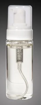 Empty bottles for cosmetics Stock Photos