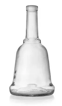 Empty bottles of liquor Stock Photos