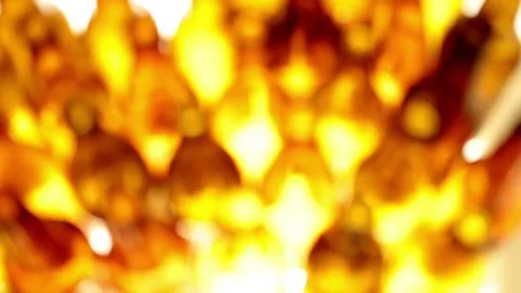 Empty bottles, the top view, small depth of sharpness 動画素材 69096567