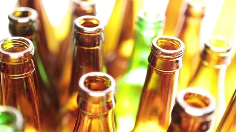 Empty bottles, the top view, small depth of sharpness 動画素材 71038179