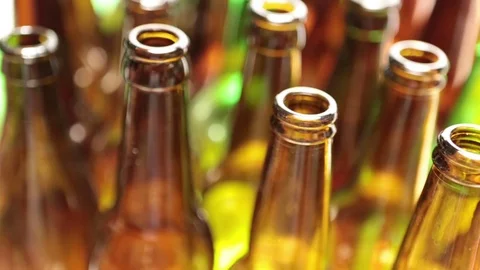 Empty bottles, the top view, small depth of sharpness 動画素材 71071072