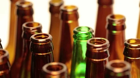 Empty bottles, the top view, small depth of sharpness 動画素材 71071158