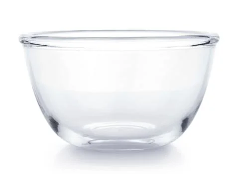 Empty bowl on white background 库存照片