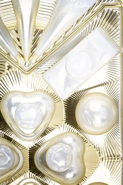 Empty box of chocolates Foto stock