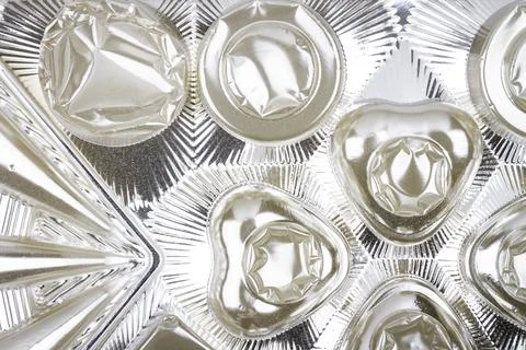 Empty box of chocolates Foto stock