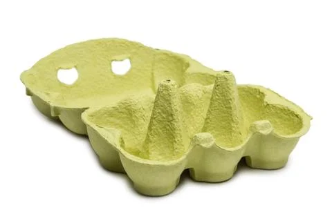 Empty box of eggs Stock Photos