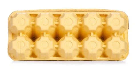 Empty box for eggs Stock Photos