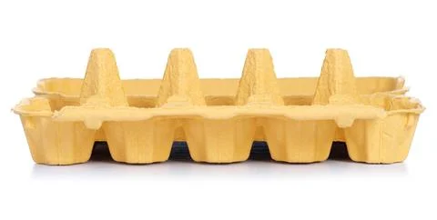 Empty box for eggs Stock Photos