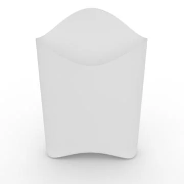 Empty box on a white background Illustrazione stock