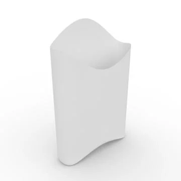 Empty box on a white background Stock Illustration