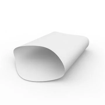 Empty box on a white background Stock Illustration