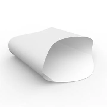 Empty box on a white background Stock Illustration