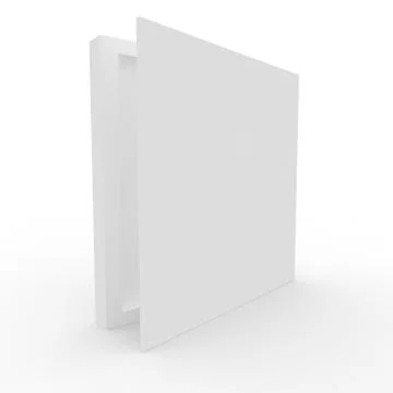 Empty box on a white background Stock Illustration