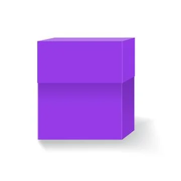 Empty box for your branding design and logo. Easy to change colors. Trendy Stock Illustration