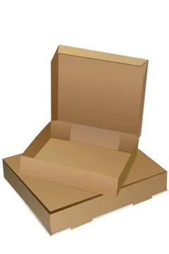 Empty boxes Stock-Illustration