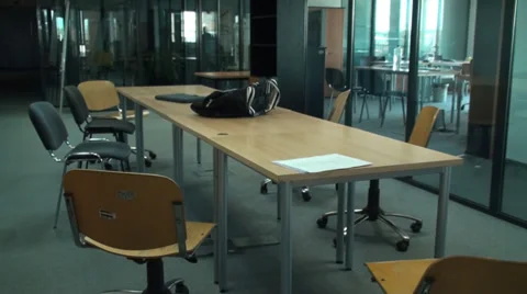 Empty Brainstorming Room, Office, Building, Corporate Stock Footage 38000296
