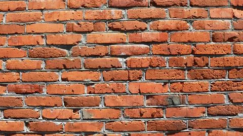Empty brick backdrop with textured surface Stock Photos