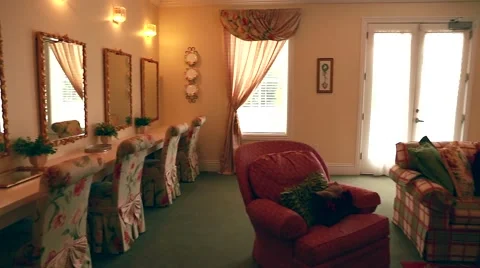 Empty bridal room Video stock 43089697