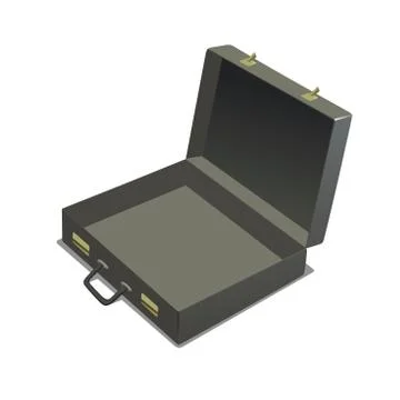 Empty briefcase Stock-Illustration