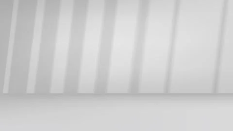 Empty bright studio with window light and shadows. 3d vector background for.. Stock Illustration