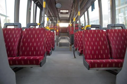 Empty bus Foto stock