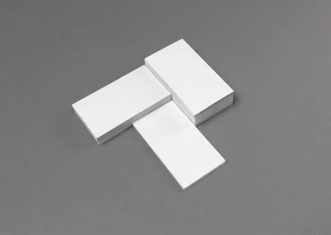 Empty business cards Stock Photos