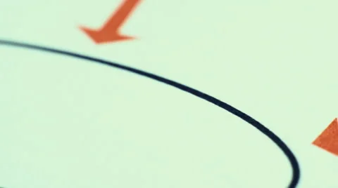 Empty Business Planning Chart Stock Footage 43635524