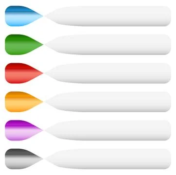 Empty button, banner background in more colors. Ilustración de archivo