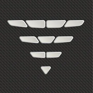 Empty buttons Stockillustratie